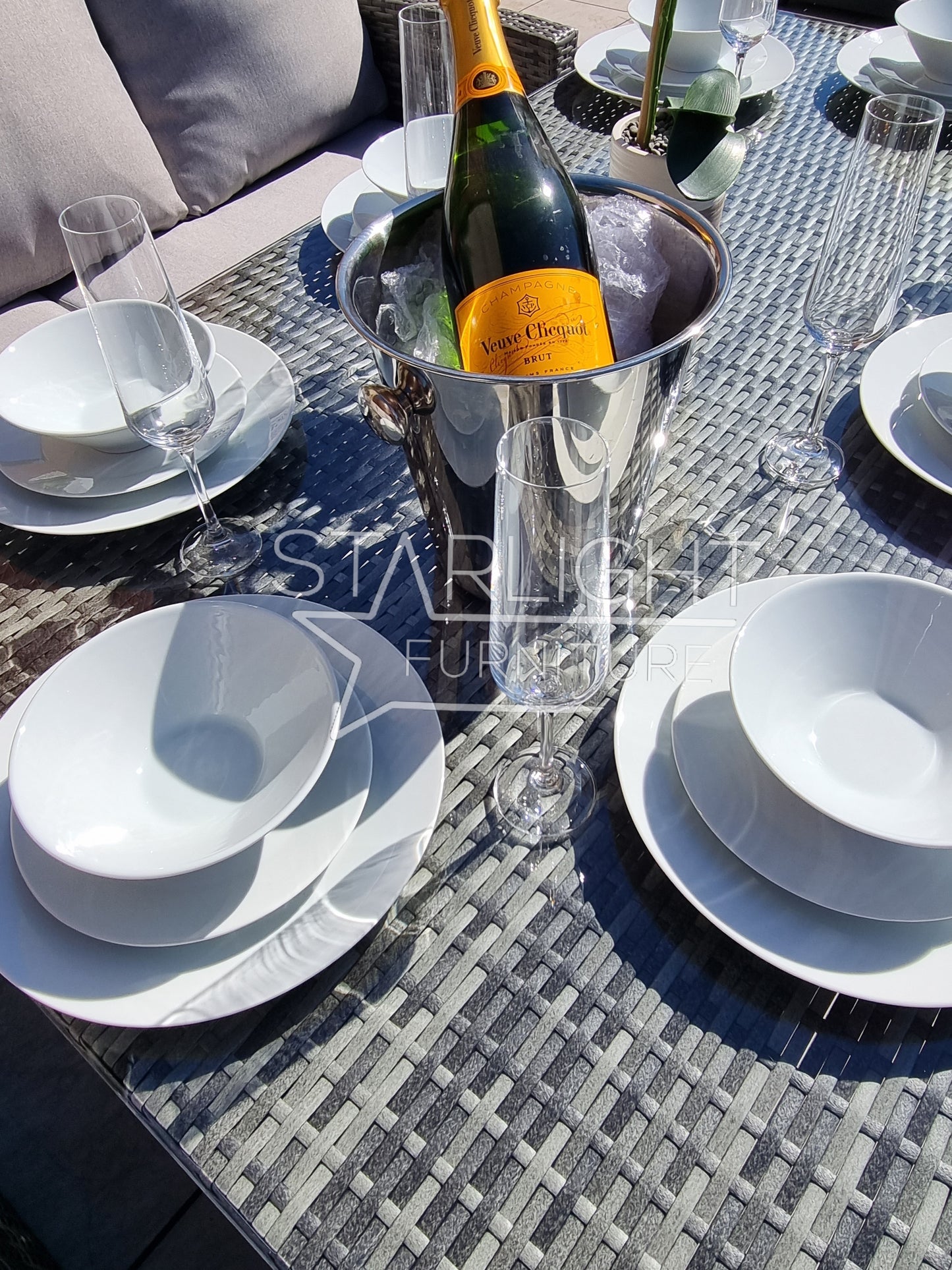 Myla 9 Seater Rattan Garden Furniture Set