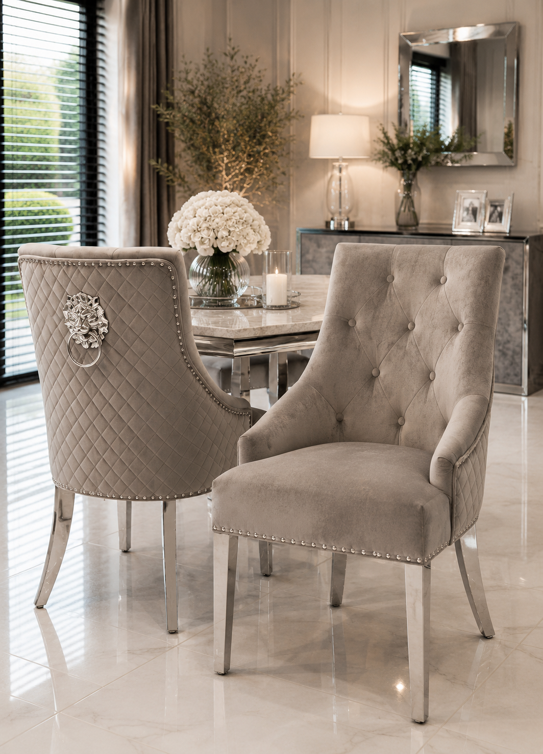 Dining Chairs – Velvet & Leather Upholstered Luxury Seating | Starlight Distribution