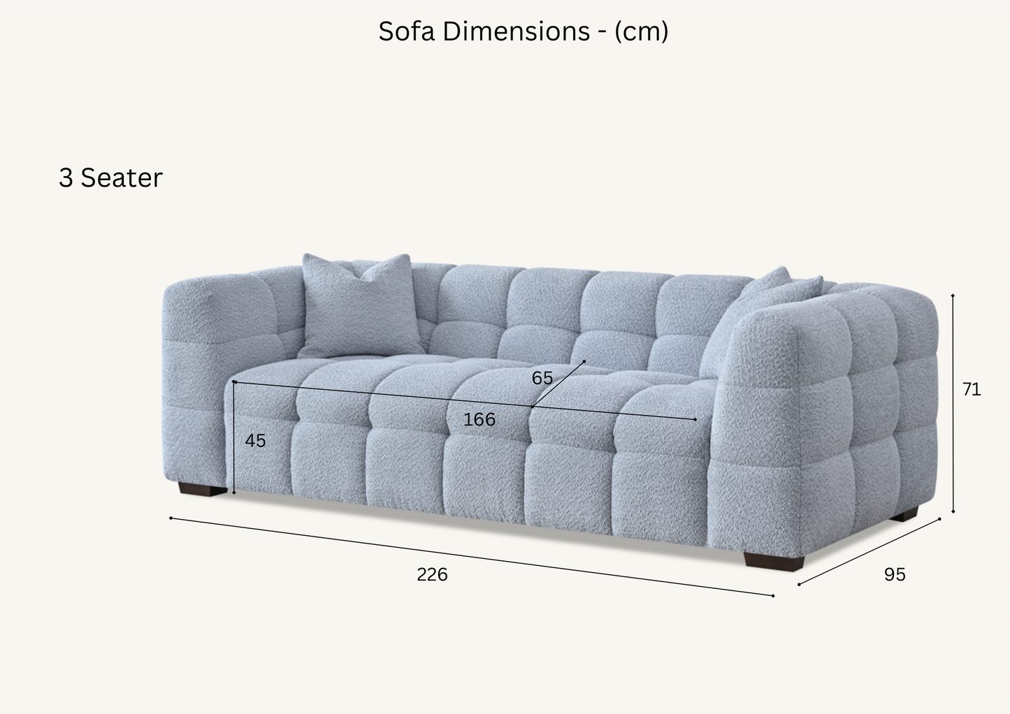 Aluxo Tribeca Fabric Sofa