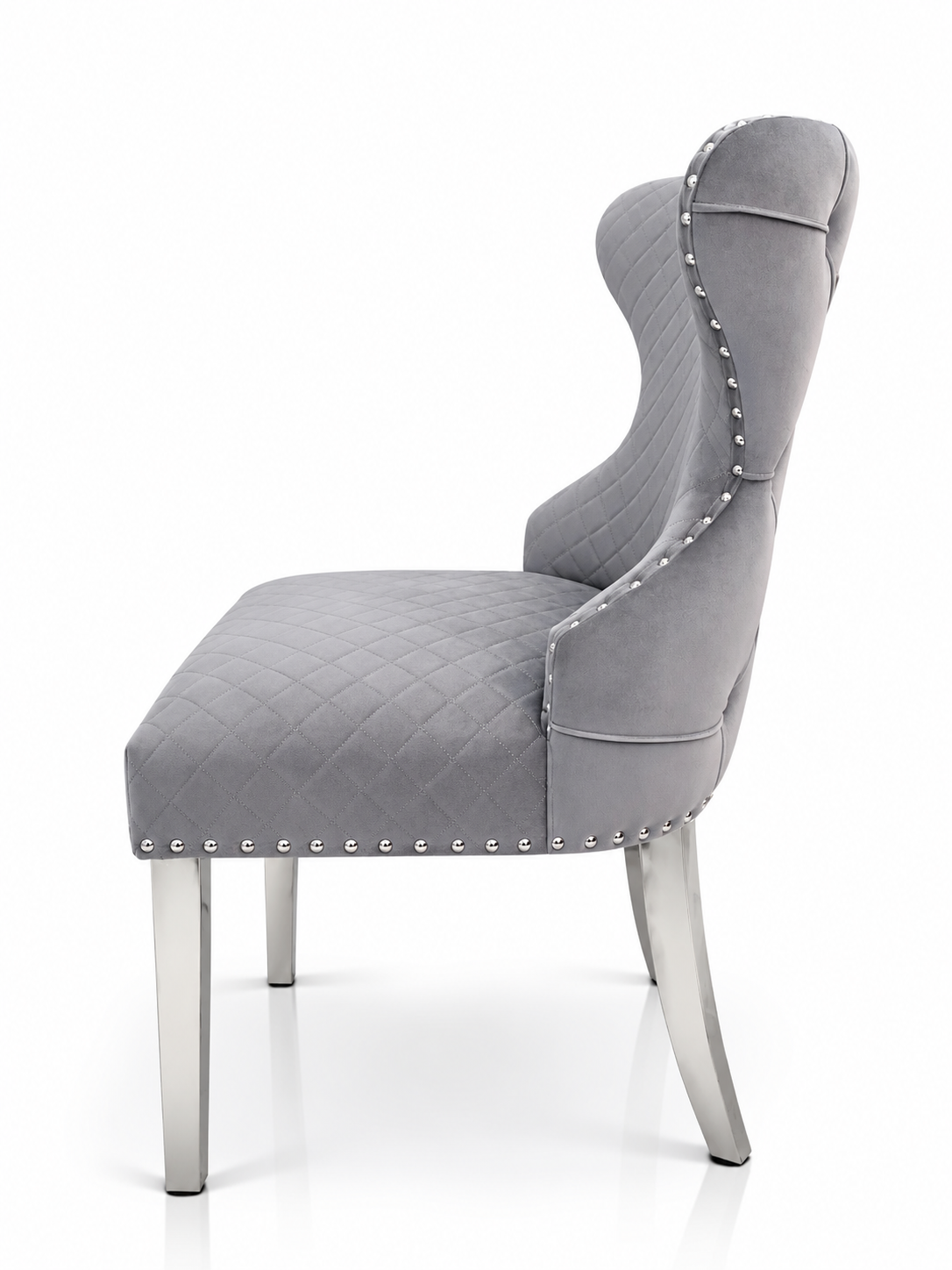 Trafalgar Rectangle Marble Dining Table Set With Chelsea Knockerback Chairs