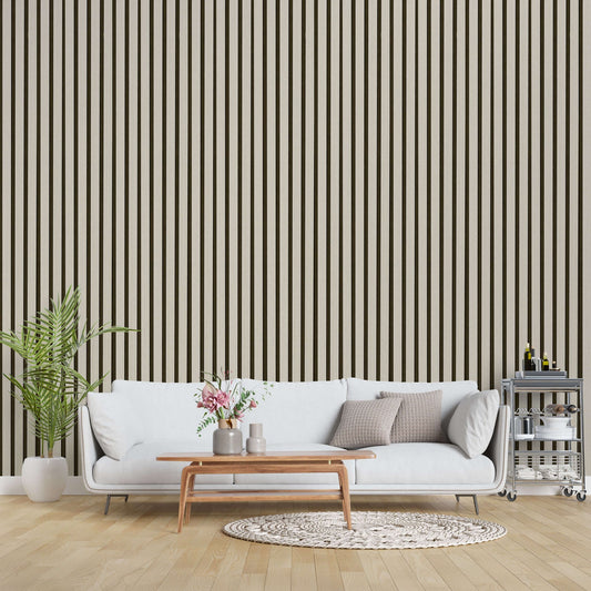 Pack Of 2 Real Wood Acoustic Slat Wall Panels