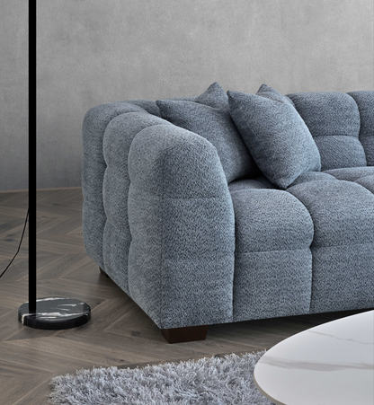 Aluxo Tribeca Corner Fabric Sofa Right Hand