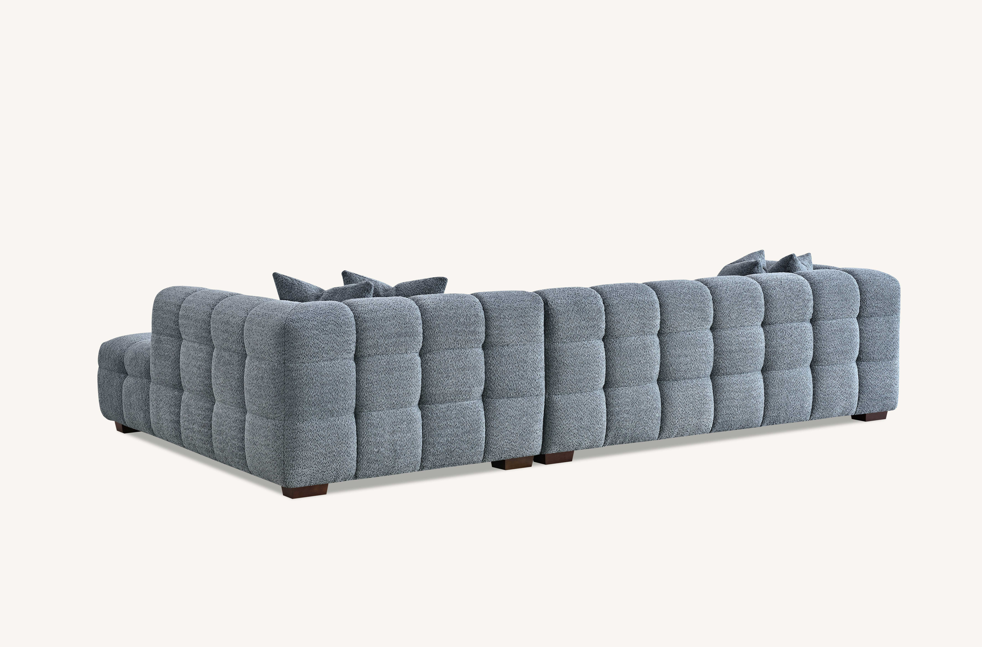 Aluxo Tribeca Corner Fabric Sofa Right Hand