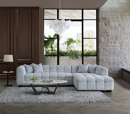 Aluxo Tribeca Corner Fabric Sofa Right Hand