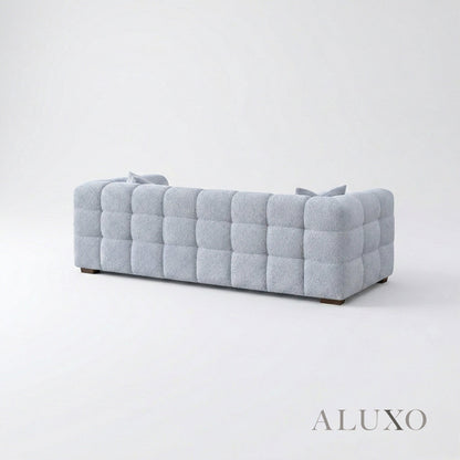 Aluxo Tribeca Bubble 3 Seater Sofa – Pearl Bouclé
