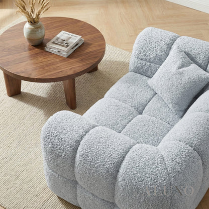 Aluxo Tribeca Bubble Armchair – Pearl Bouclé