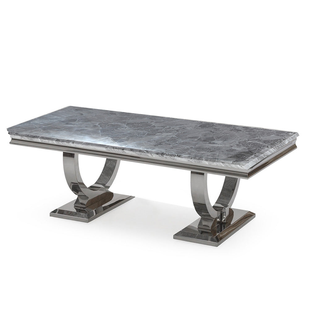 Arianna Chrome Coffee Table