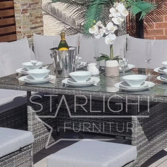 Myla 9 Seater Rattan Garden Furniture Set – Product Overview & Demonstration Video