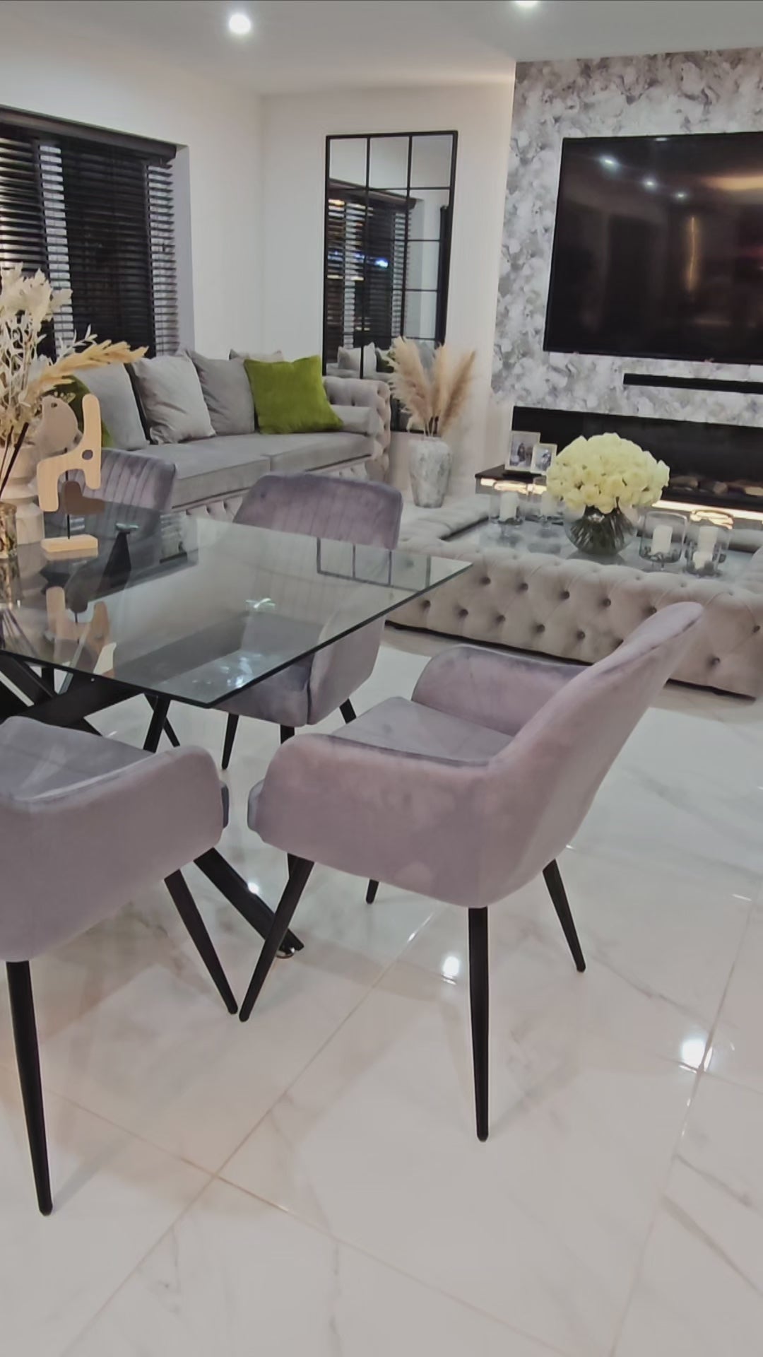 Amalfi Glass Dining Set – Product Overview Video | Starlight Distribution
