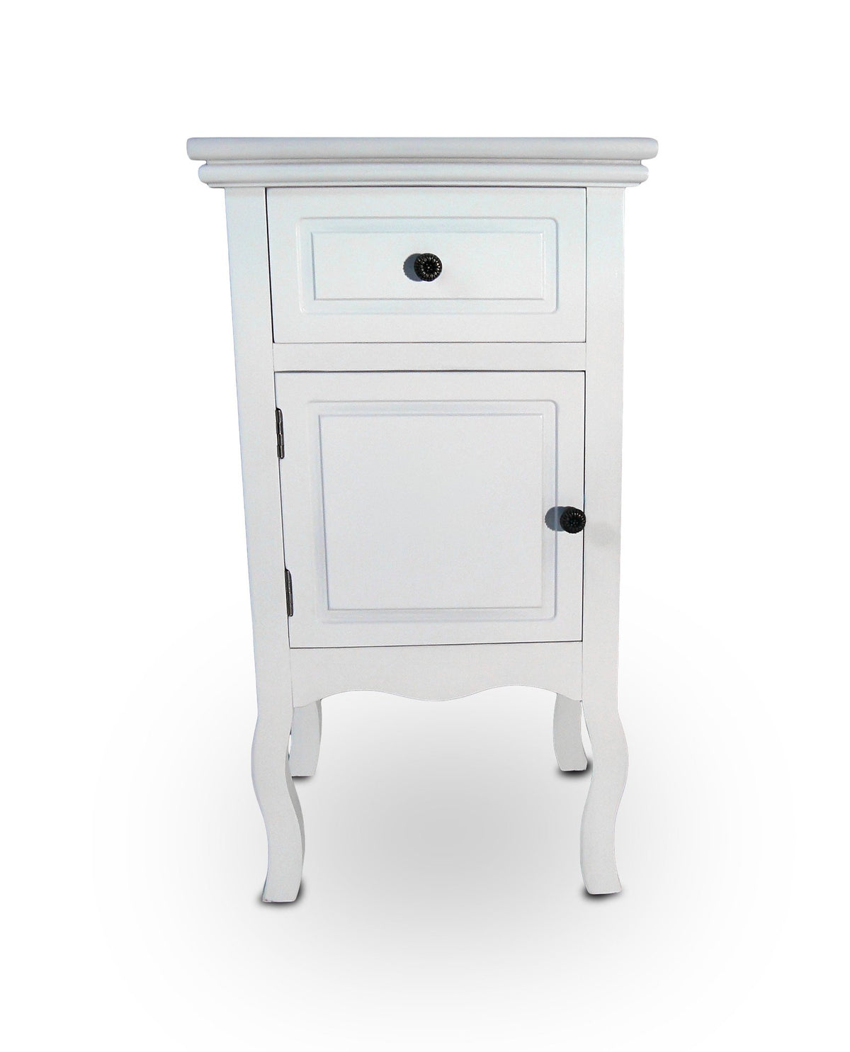 French Style Bedside Cabinet With Drawer & Cupboard – In-Situ Home & Bedroom Decor View